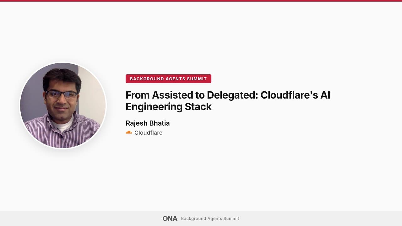 From Assisted to Delegated: Cloudflare's AI Engineering Stack