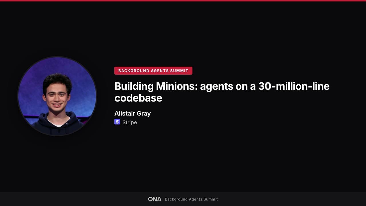 Building Minions: agents on a 30-million-line codebase