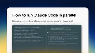 How to run Claude Code in parallel